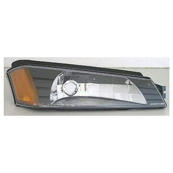 Right Passenger Side Parking Light Assembly - with Cladding - Compatible with 2002 - 2006 Chevy Avalanche 1500 2003 2004 2005
