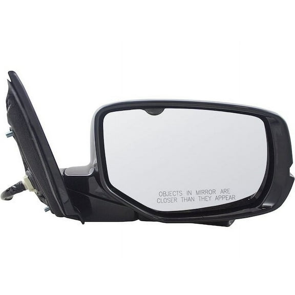 Right Passenger Side Power Mirror - Black - with Heated, Turn Signal, Camera - Compatible with 2013 - 2017 Honda Accord Sedan 4-Door (Fits Models with LaneWatch System Only) 2014 2015 2016