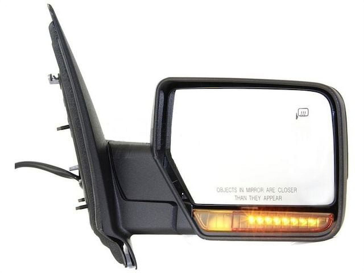 Right Passenger Side Power Mirror Black Textured Manual Folding