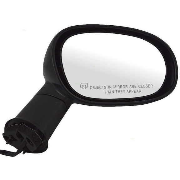 Right Passenger Side Power Mirror - Paint to Match - Manual Fold - with Heated Glass - Compatible with 2015 - 2019 Dodge Challenger 2016 2017 2018 2020 2021