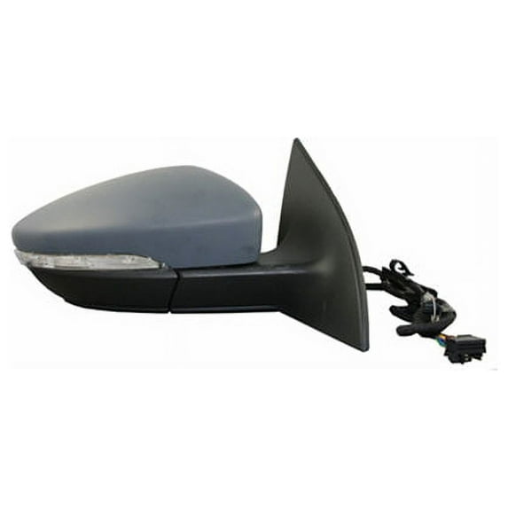 Right Passenger Side Power Mirror - Power Folding - with Heated Glass and Puddle Light - (without Memory and Auto Dim Glass) - Compatible with 2009 - 2015 Volkswagen Eos 2010 2011 2012 2013