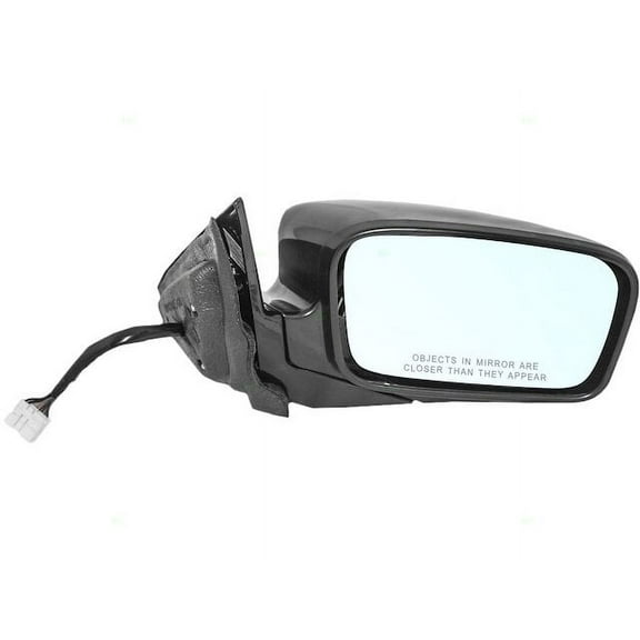 Right Passenger Side Power Mirror - Smooth Black - with Heated Glass and Memory - Compatible with 2004, 2006 Acura TL