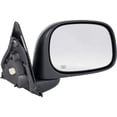thumbnail image 1 of Right Passenger Side Power Mirror - Textured Black - Late Design - Manual Folding - with Heated Glass - (without Towing Package) - Compatible with 2002 - 2010 Dodge Ram 1500 2003 2004 2005 2006, 1 of 2