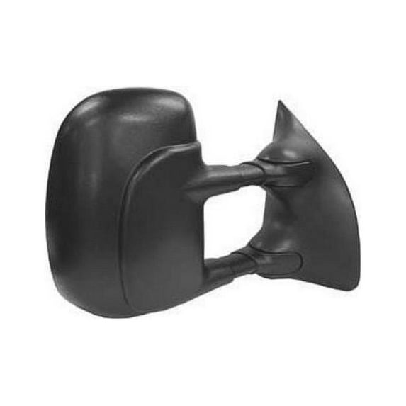 Right Passenger Side Power Mirror - Textured Black - Telescopic - with Heated Glass - Compatible with 2000 - 2005 Ford Excursion 2001 2002 2003 2004