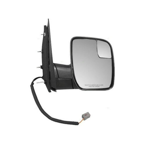 Right Passenger Side Power Mirror - Textured - Sail Type - Compatible with 2010 - 2014 Ford E-350 Super Duty 2011 2012 2013