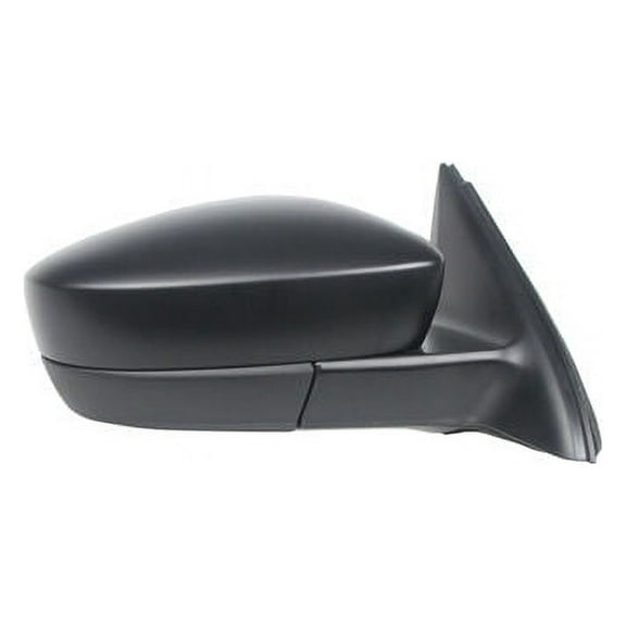 Right Passenger Side Power Mirror, Textured, with heated Glass, without Lane Change Assist and Signal Lamp - Compatible with 2011 - 2018 Volkswagen Jetta 2012 2013 2014 2015 2016 2017