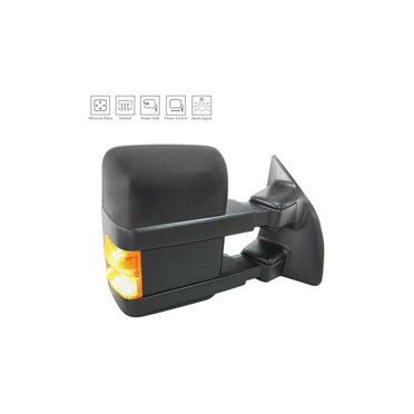 Power Heated Towing Mirror With LED Signal – Fits 2007-2016 Toyota Tundra Passenger Side