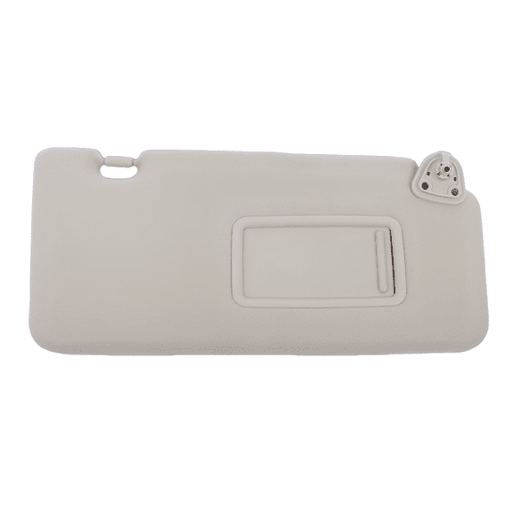 Right Passenger Side Sun Visor For Nissan Versa 2007 2008 2009 2010 2011 2012 With Vanity Mirror Replacement OEM 96401-EL31A-grey