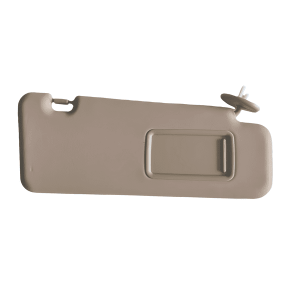 Right Passenger Side Sun Visor For Toyota Highlander 2008 2009 2010 2011 2012 2013 With Vanity Mirror Replacement OEM 74320-48500-E0-beige