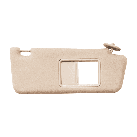 Right Passenger Side Sun Visor For Toyota Tacoma 2005-2015 With Mirror, Replacement OEM 74320-04181-B1-Right-beige