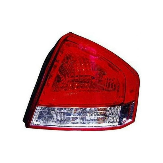 Right Passenger Side Tail Light Assembly - Compatible with 2007 - 2008 Kia Spectra