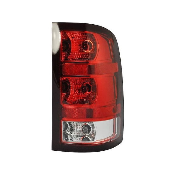 Right Passenger Side Tail Light Assembly - Compatible with 2007 - 2013 GMC Sierra 3500 HD 2008 2009 2010 2011 2012