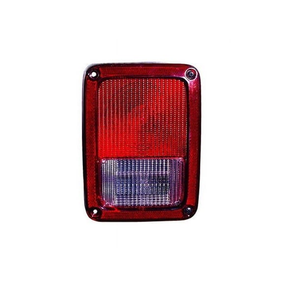 Right Passenger Side Tail Light Assembly - Compatible with 2007 - 2018 Jeep Wrangler 2008 2009 2010 2011 2012 2013 2014 2015 2016 2017