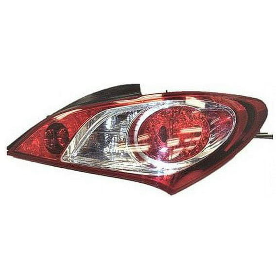 Right Passenger Side Tail Light Assembly - Compatible with 2010 - 2012 Hyundai Genesis Coupe 2011
