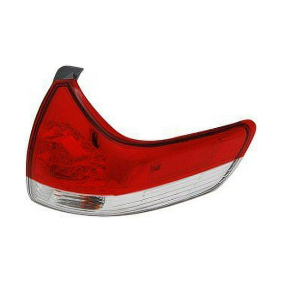 Right Passenger Side Tail Light Assembly - Compatible with 2011 - 2014 Toyota Sienna 2012 2013