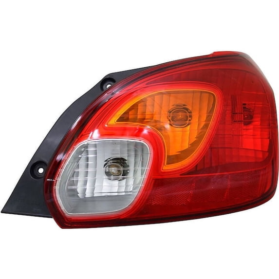 Right Passenger Side Tail Light Assembly - Compatible with 2014 - 2015 Mitsubishi Mirage