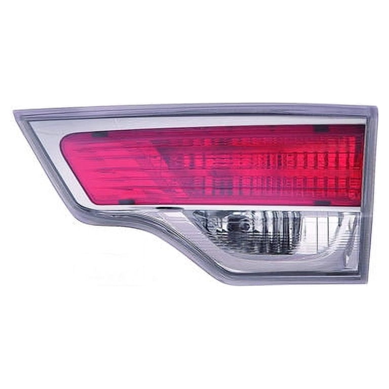 Tail Light for Toyota Highlander 2011-2013 Right (Passenger), Clear and Red Lens, Hybrid Model, Lens and Housing, Replacement (TO2819149 Tail Light for Toyota Highlander 2011-2013 Right (Passenger), Clear and Red Lens, Hybrid Model, Lens and Housing, Replacement (TO2819149