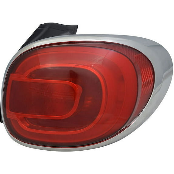 Right Passenger Side Tail Light Assembly - Compatible with 2014 - 2018 Fiat 500L 2015 2016 2017
