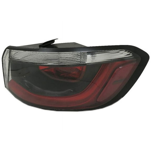 Right Passenger Side Tail Light Assembly - Compatible with 2017 - 2021 Jeep Compass 2018 2019 2020