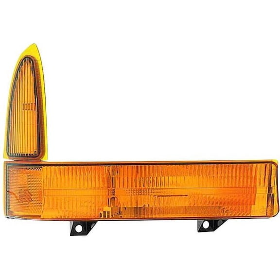 Right Passenger Side Turn Signal Assembly - Compatible with 1999 - 2001 Ford F-450 Super Duty 2000