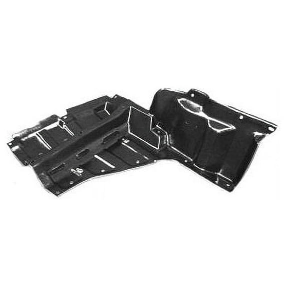 Right Passenger Side Undercar Shield - Compatible with 2004 - 2009 Toyota Prius 2005 2006 2007 2008
