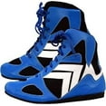 thumbnail image 1 of Right Punch Professional Boxing Shoes Breathable Wrestling Shoes, Training Shoe for Adult & Youth Men Women Non Slip Rubber Sole Lightweight Boots (Blue 13), 1 of 6