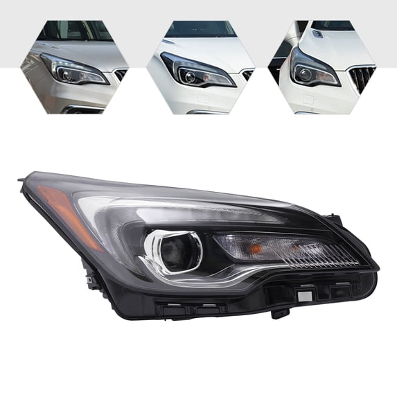 Right RH Side For 2016-2018 Buick Envision Headlight LED DRL Headlamp