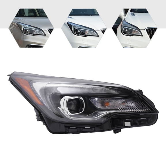 Right RH Side For 2016-2018 Buick Envision Headlight LED DRL Headlamp