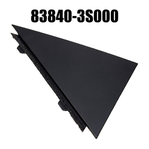 Right Rear Door Pillar Triangle for Molding Cover Trim Black Plastic for Hyundai Sonata 2009-2014 Exterior Replacement Part 83840-3S000, Rear Right Side