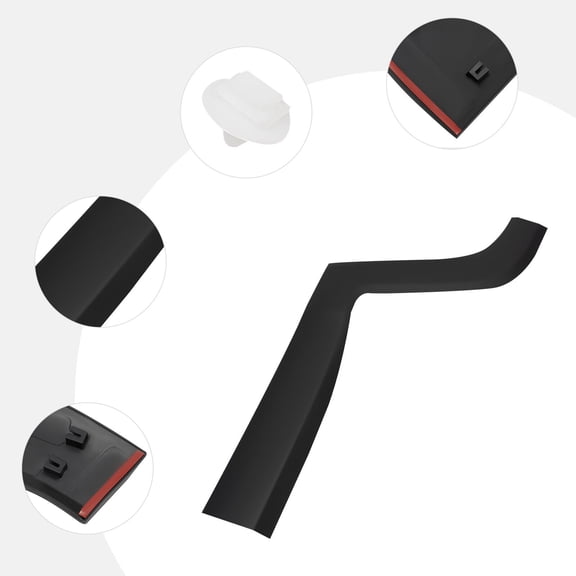 Right Rear Door Trim Molding for J-e-e-p Renegade 2015-2021 5VX88LXHAA Right Passenger Side Door Side Molding Trim Black