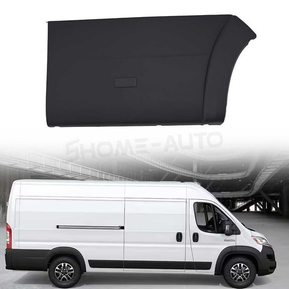 Right Rear Quarter Panel Molding Trim Cover for Ram ProMaster 2019-2025 Textured Black Clip-On 1ZT37JXWAB 1ZT37JXWAC 5NC52JXWAB 5NC52JXWAC