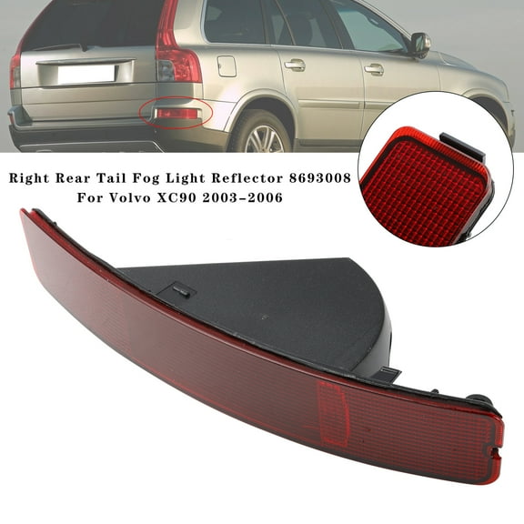 Right Rear Tail Fog Light Reflector 8693008 For Volvo XC90 2003-2006