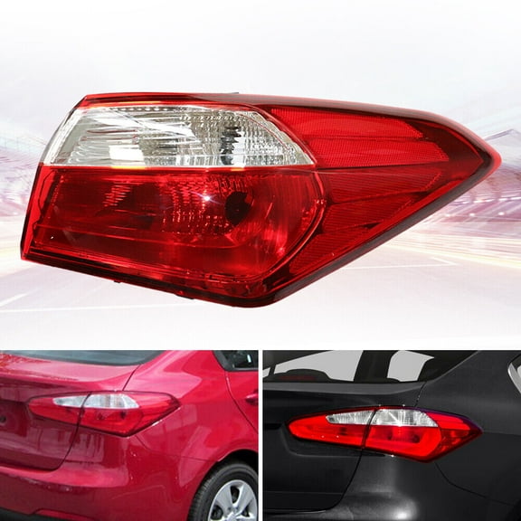 Right Rear Tail Light Passenger Side Halogen Tail Lamp for Kia Forte 2014-2016