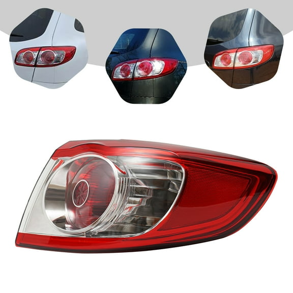 Right Rear Tail Light for 2010-2012 Hyundai Santa Fe, Includes Brake, Signal, Reverse Lights, ABS Material, Easy Installation