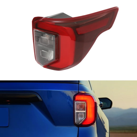 Right Side LED Tail Light, Passenger Side Tail Light, LED Tail Light for 2020-2024 Ford Explorer ST/ST-Line/Timberline