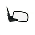 thumbnail image 1 of Right Passenger Side Manual Foldaway View Mirror Chrome/Convex+Warning Black Textured For 2001-2006 GMC Sierra 3500, 1 of 7