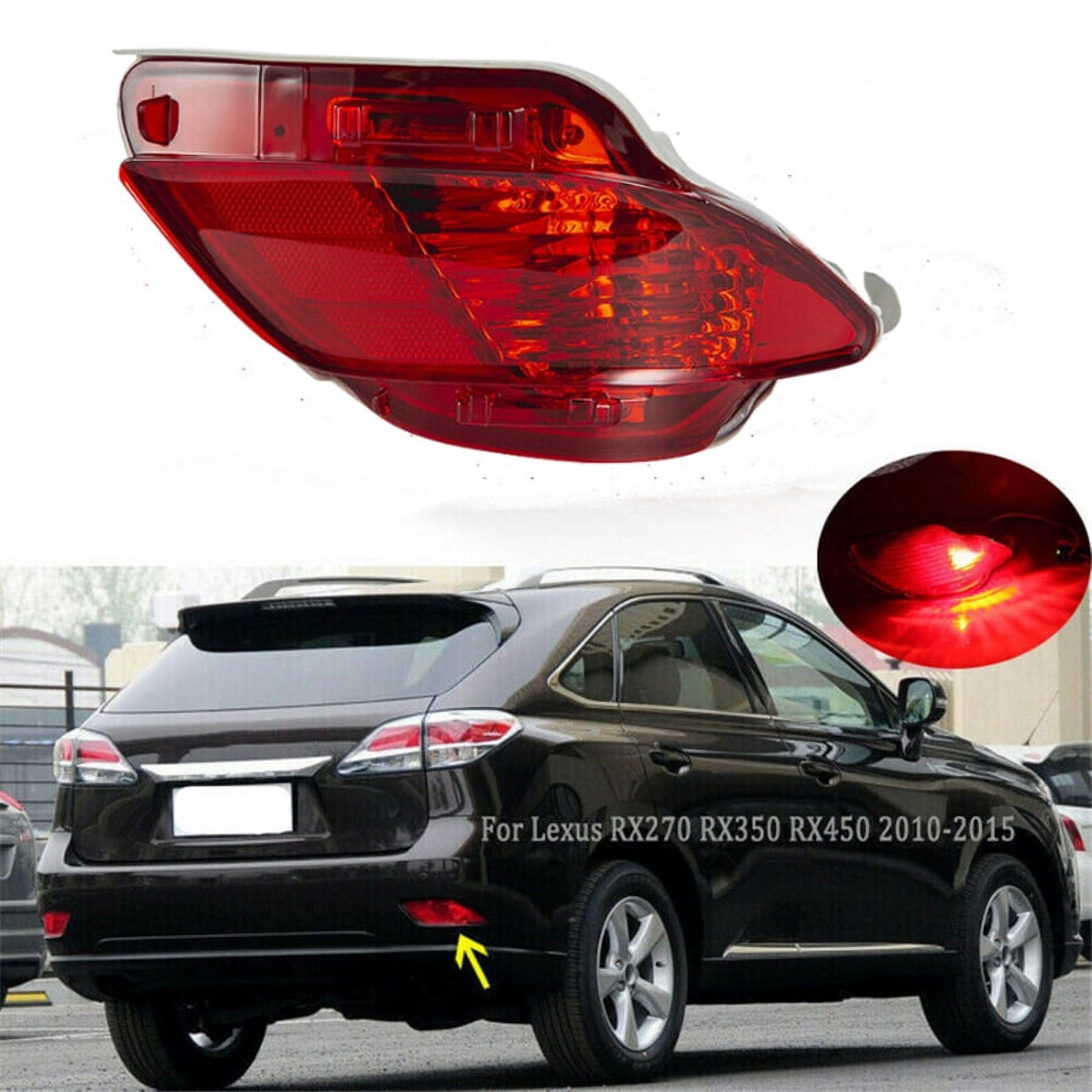 Right Side Marker Rear Bumper Brake Light For Lexus RX270 RX350 RX450H 2010-2015