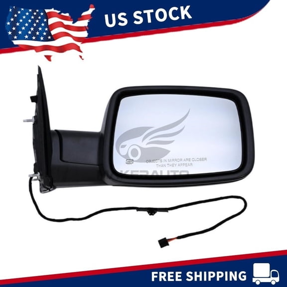 Right Side Mirror Heated Hand Manual Fold for Ram 1500 Classic 2500 2013-2018