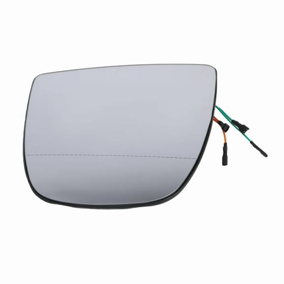 Right Side Rear View Mirror Side Mirror Glass Heated + Adjustment for X5 E70 2007-2013 X6 E71 E72 2008-2014,1 x Right Side Mirror Glass,White&Black