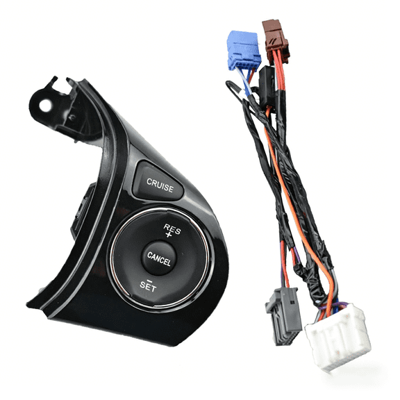 Right Side Steering Wheel Control Switch Buttons, Car Steering Wheel Control Module With Easy Installation, Fit For Honda Civic 2012-2015,cruise Control Kit-black-Right