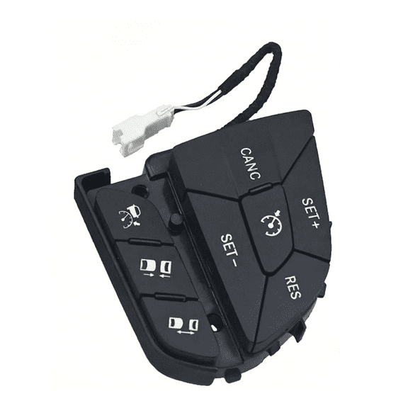 Right Side Steering Wheel Control Switch Buttons, Car Steering Wheel Control Module With Easy Installation, Fit For Jeep Cherokee 2016-2019,cruise Control Kit OE:68146856AC-black-Right