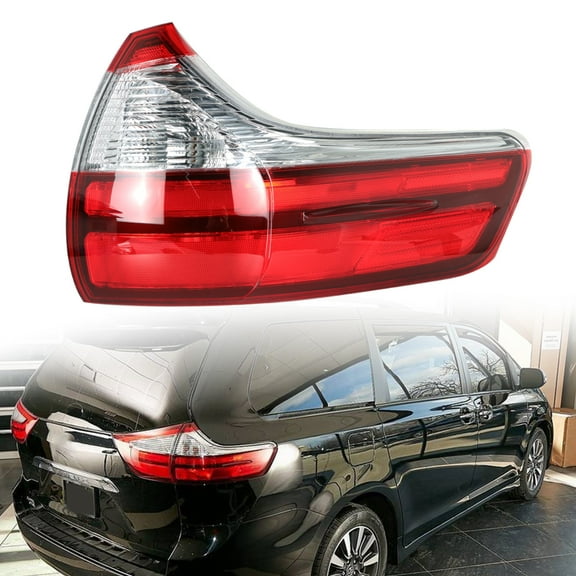 Right Side Tail Light Assembly Replacement for Toyota Sienna Base L LE XLE Limited Models 2015-2020 Passenger Side Rear Tail Light Lamp 8155008050 TO2805123