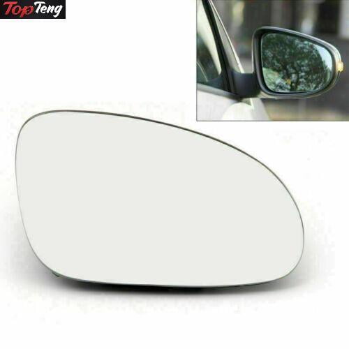 Right Side Wing Mirror Glass Heated W/Holder Fit VW Golf GTI Jetta MK5 Passat
