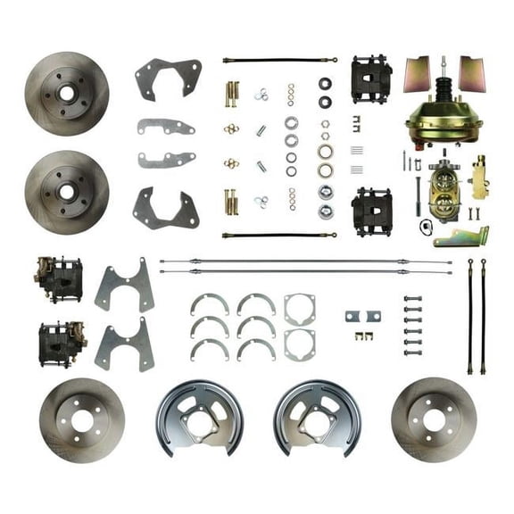 Right Stuff Detailing RSDFSC654DCC 1965-1968 Full Size Chevy Brake Conversion Kit