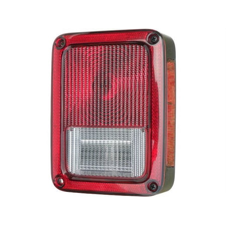 Right Tail Light Assembly - Compatible with 2007 - 2016 Jeep Wrangler 2008 2009 2010 2011 2012 2013 2014 2015