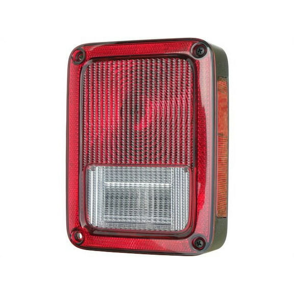 Right Tail Light Assembly - Compatible with 2007 - 2016 Jeep Wrangler 2008 2009 2010 2011 2012 2013 2014 2015