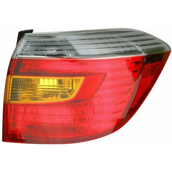 Right Tail Light Assembly - Compatible with 2008 - 2010 Toyota Highlander 2009