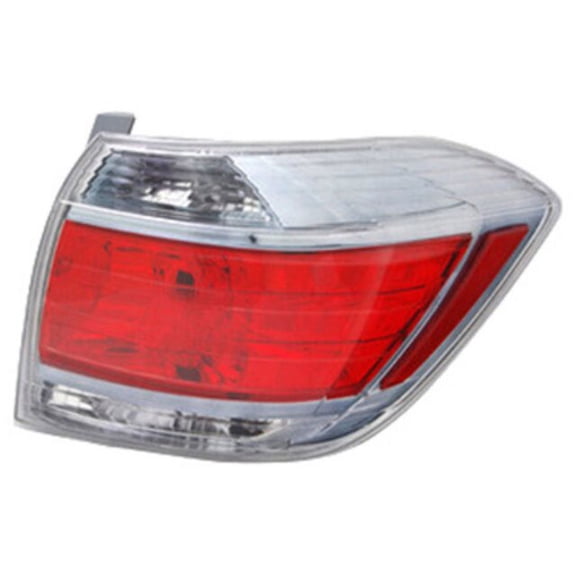 Right Tail Light Assembly - Compatible with 2011 - 2013 Toyota Highlander Sport Utility 2012