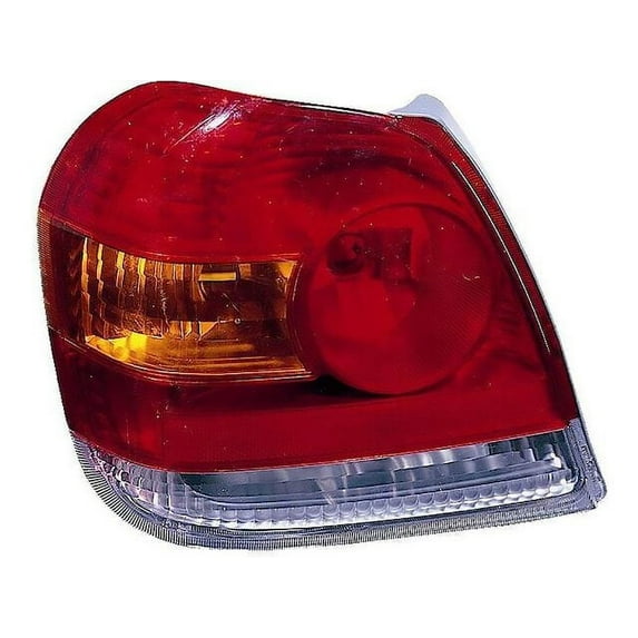 Right Tail Light Housing - Compatible with 2003 - 2005 Toyota Echo Sedan 2004