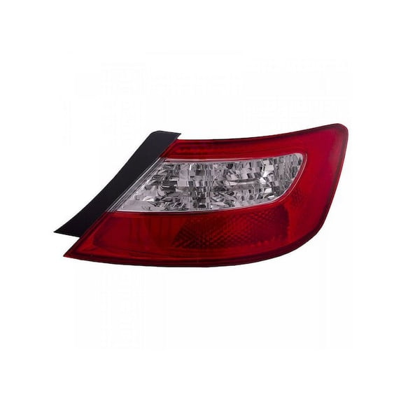 Right Tail Light Housing - Compatible with 2009 - 2011 Honda Civic Coupe 2010